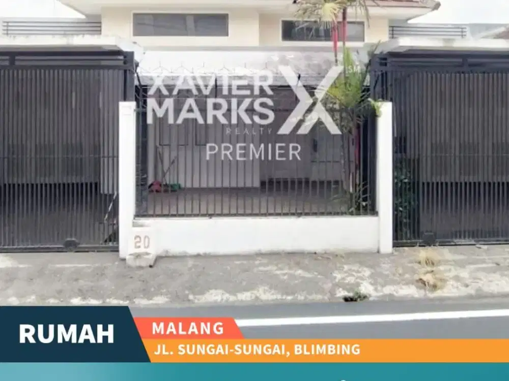 Rumah Terawat di Sungai-Sungai Blimbing Malang