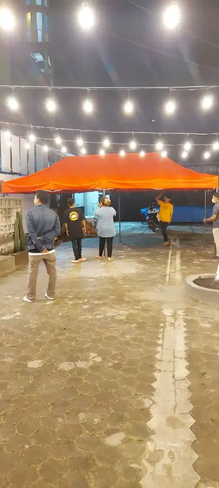 Tenda Lipat matic praktis gazebo portable payung buat jualan