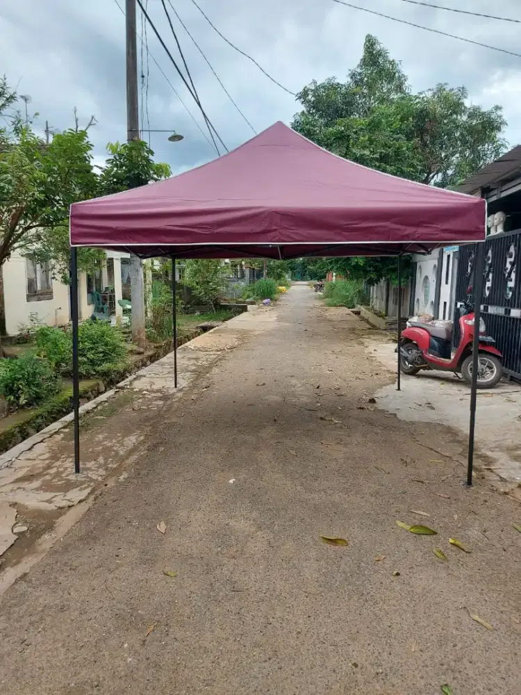 Tenda Lipat matic praktis gazebo portable payung buat jualan