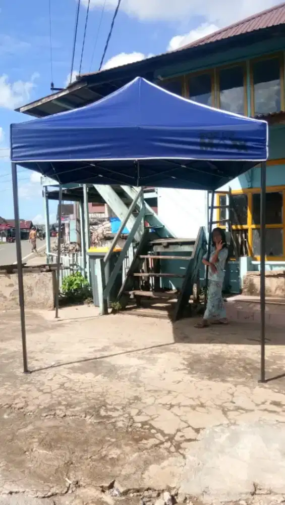 Tenda Lipat matic praktis gazebo portable payung buat jualan