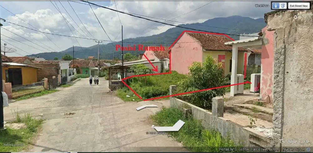 Rumah Lokasi Stategis View Pegunungan u/ Villa dekat Jalan Nasional