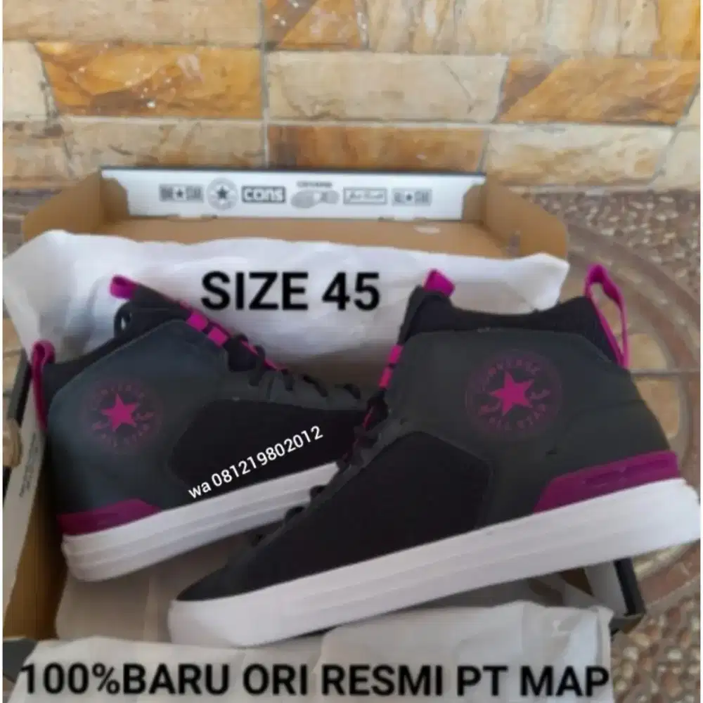 100%baru ORISINIL.CONVERSE SIZE 45