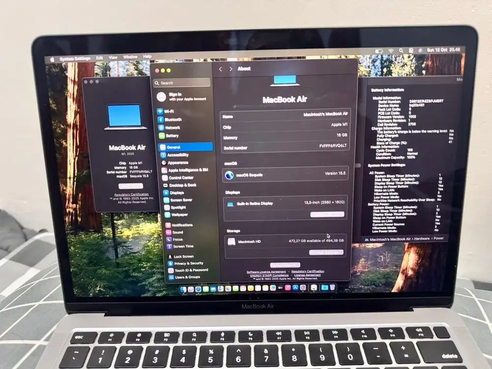 Macboock air M1 16/512