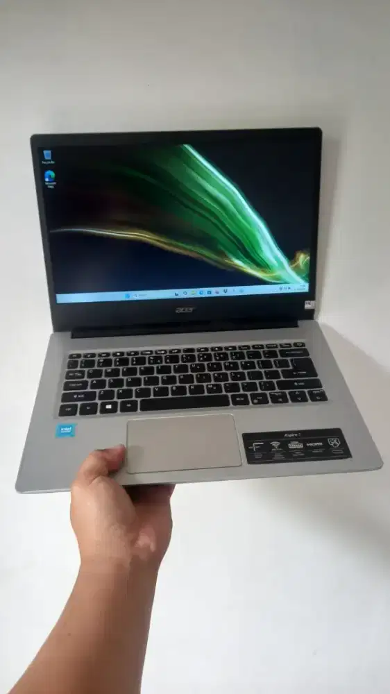 Laptop acer aspire3 silver