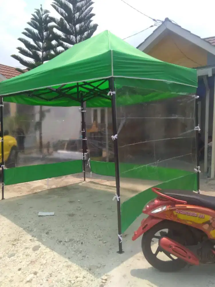 Tenda Lipat matic praktis gazebo portable payung buat jualan