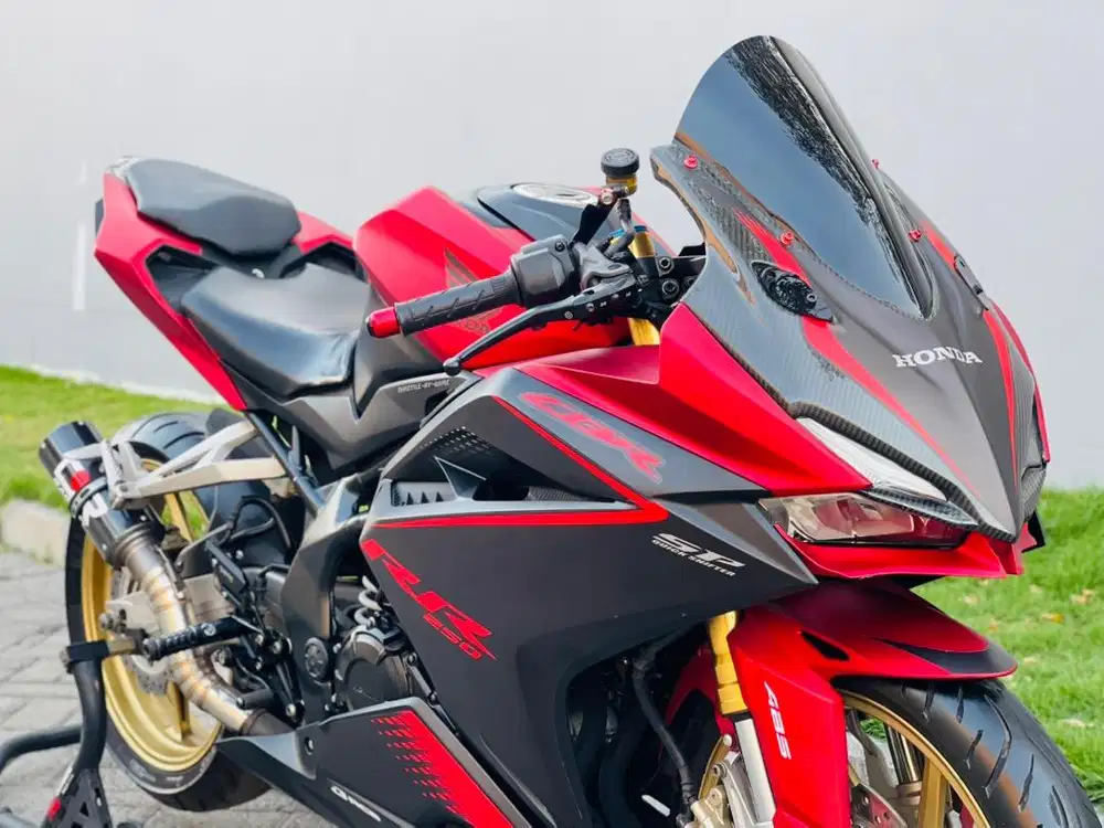 Honda cbr250 rr black matte plat N cbr 250 rr cbr250rr cbr 250 modif