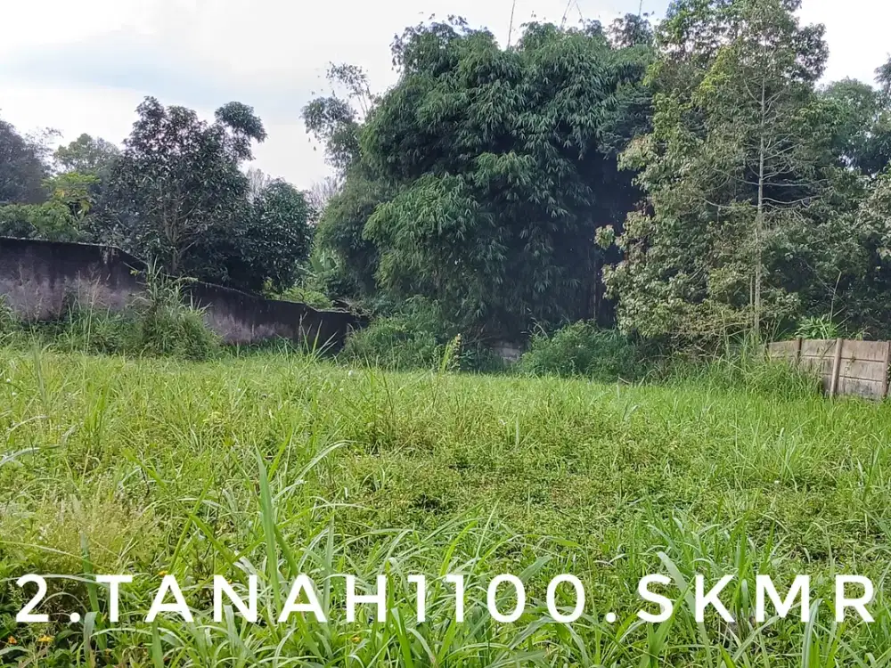 Dijual tanah matang pinggir jalan lokasi bagus strategis luas