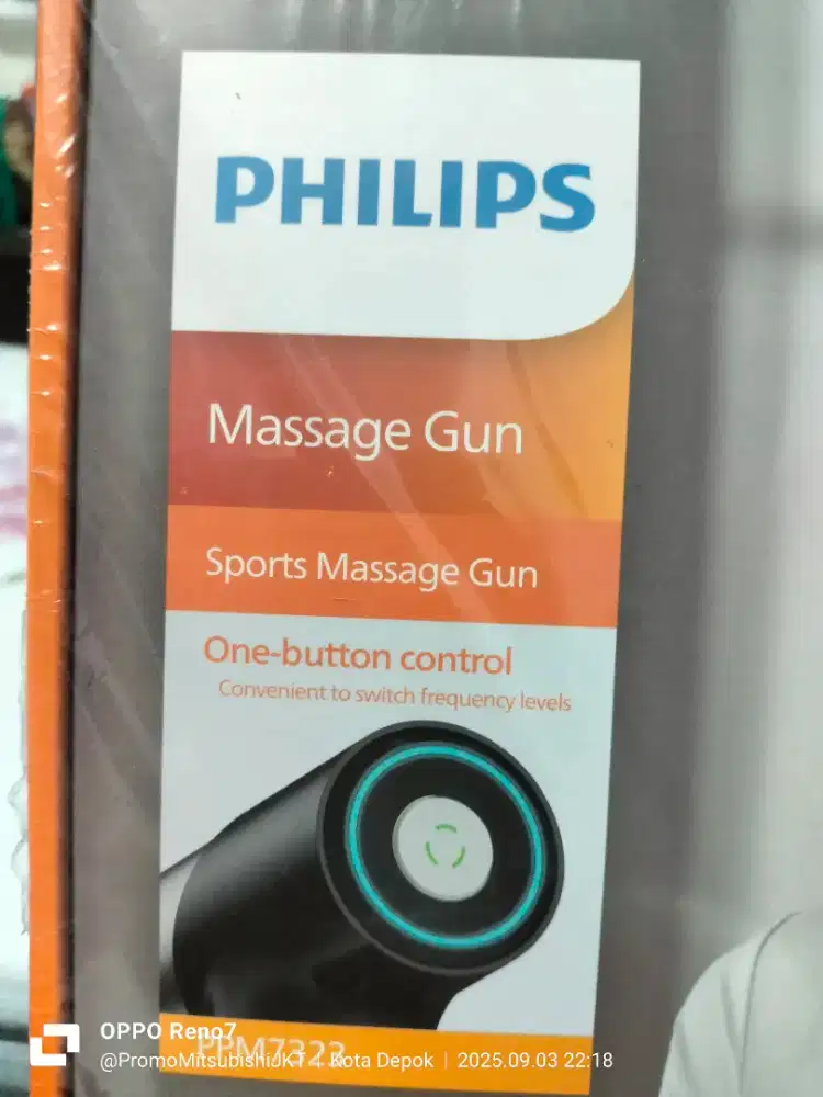 PHILIPS MASSAGE GUN (Type PPM7322) BARU JUAL MURAH AJA.