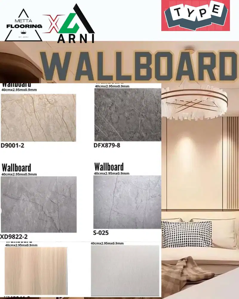 WALLBOARD PVC BEST PRICE MURAH