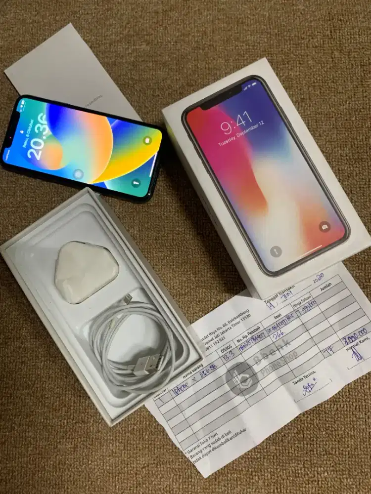 Iphone X 256 Gb Fullset