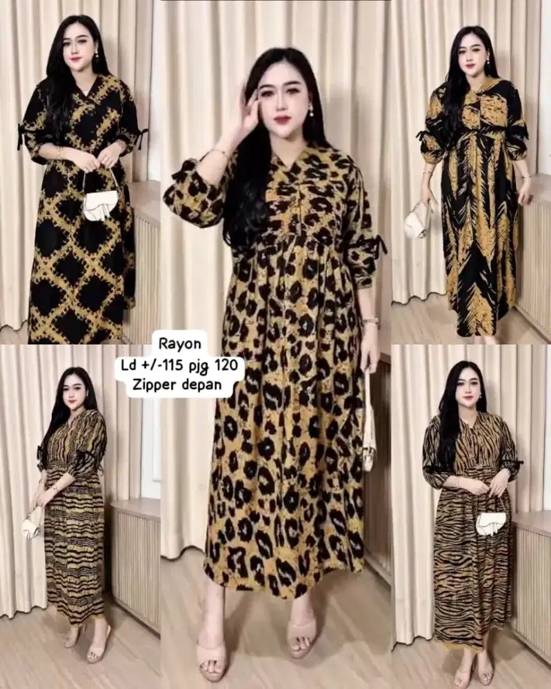 Gamis batik warna