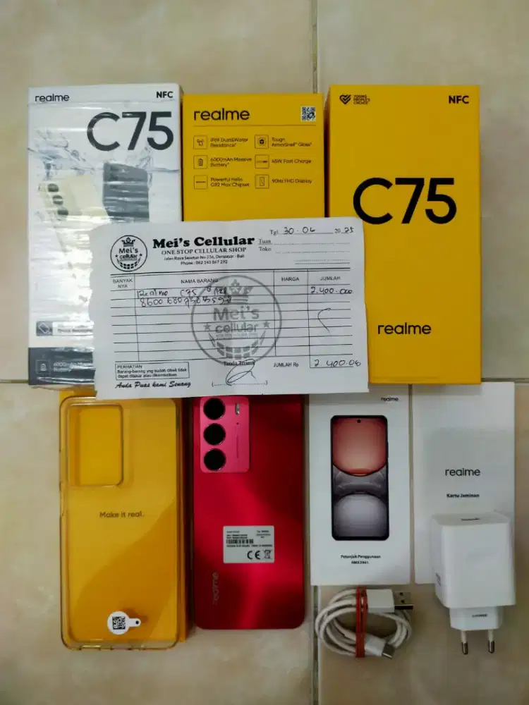 Realme C75 seperti baru 8/128
