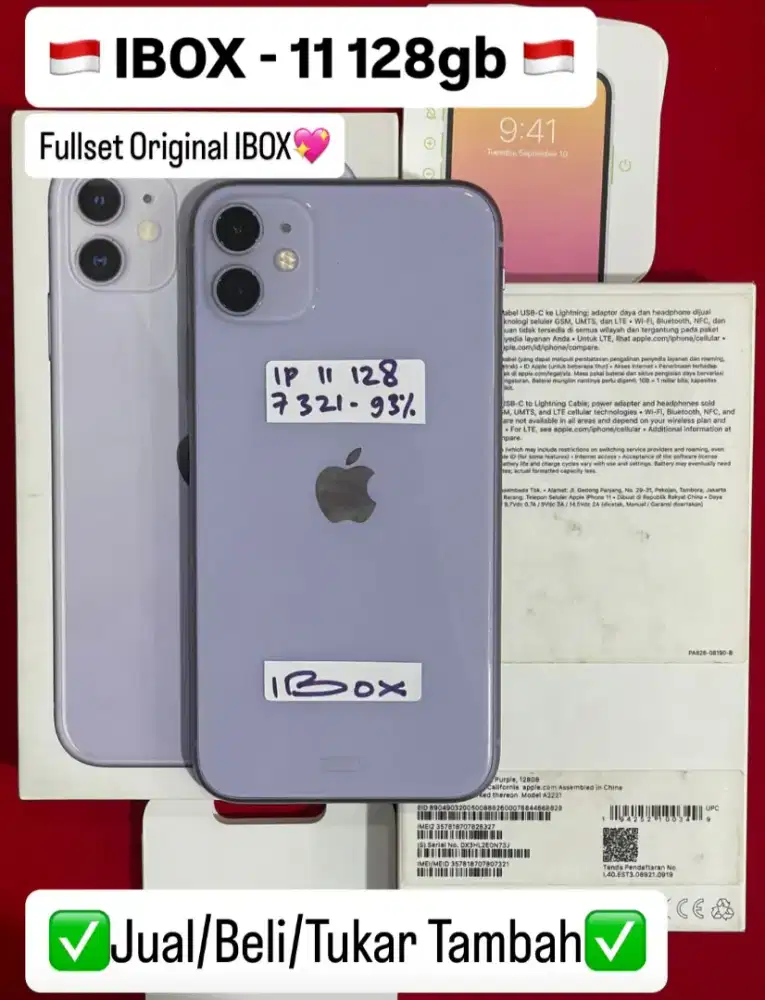 Iphone 11 128GB, bisa cicilan