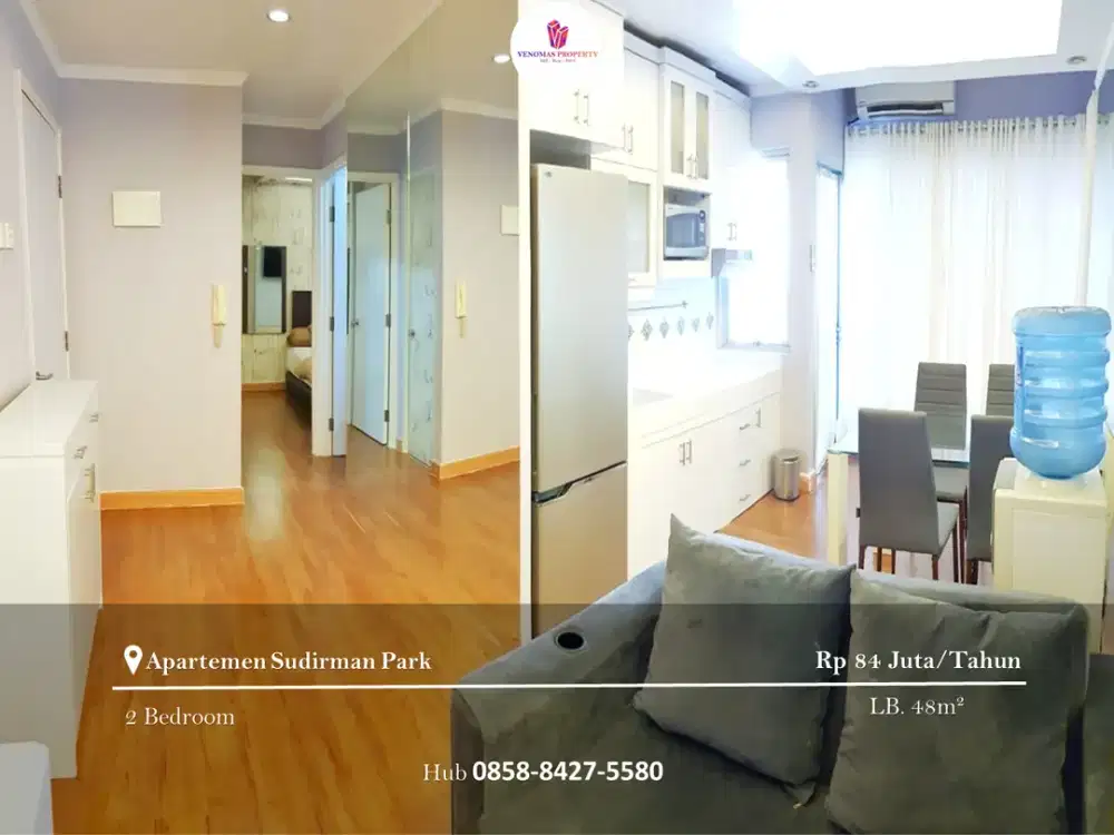 Disewakan Apartement Sudirman Park 2BR Fully Furnished Tower B