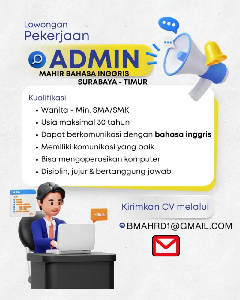 Lowongan Kerja Admin