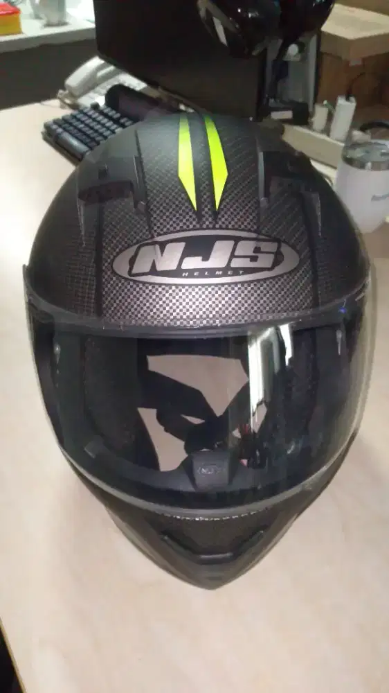 Helm Full Face NJS Shadow Motif Carbon