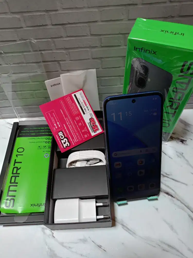 Infinix smart 10 ram 4+4/128 fullset like new