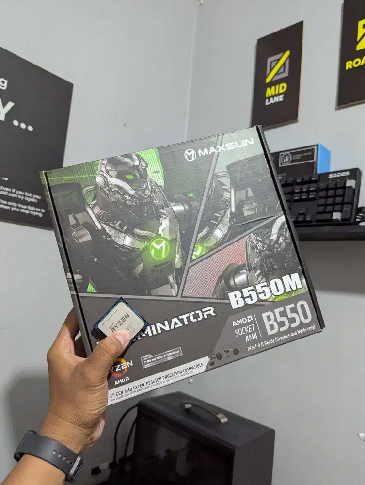 Paket ryzen 7 5700X + B550M Garansi 3 Tahun