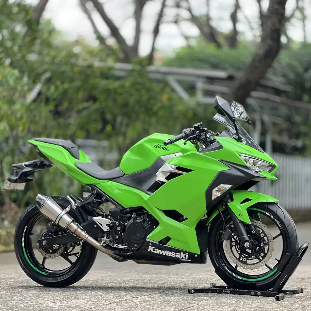 KAWASAKI NEW NINJA 250 FI HIJAU 2018 KM 11K PAJAK PANJANG SUPER MULUS