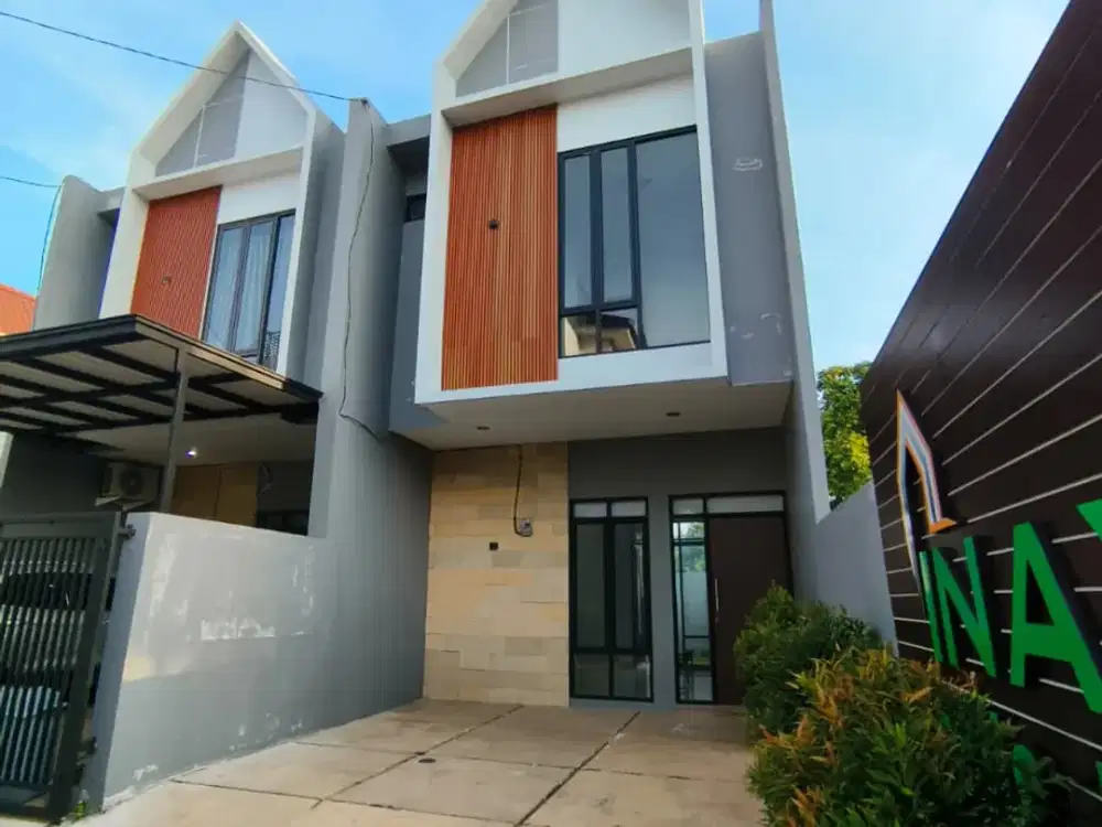 Rumah cluster mewah 2lantai termurah dijatiwarna unit siap huni