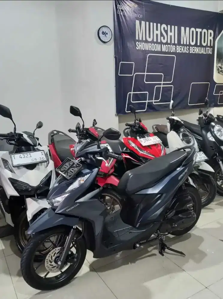BEAT DELUXE CBS ISS 2024, SEPERTI BARU KM 7 RIBU, MUHSHI MOTOR