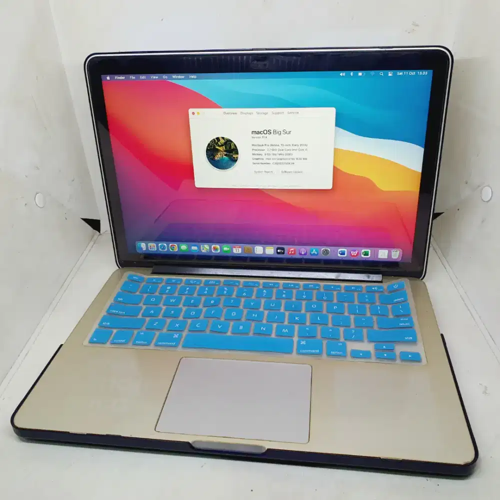 Macbook Pro 2015 Retina 13-inch Core i5 Ram 8 SSD 256GB