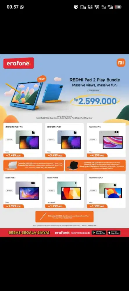 Redmi Pad Pro bisa cicilan syarat ktp dibantu sampe acc
