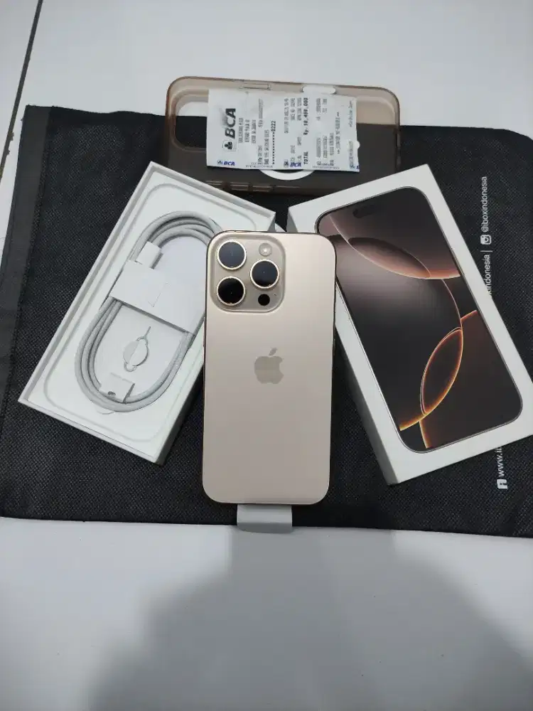 Iphone 16 Pro 128gb Desert Titanium Resmi Ibox