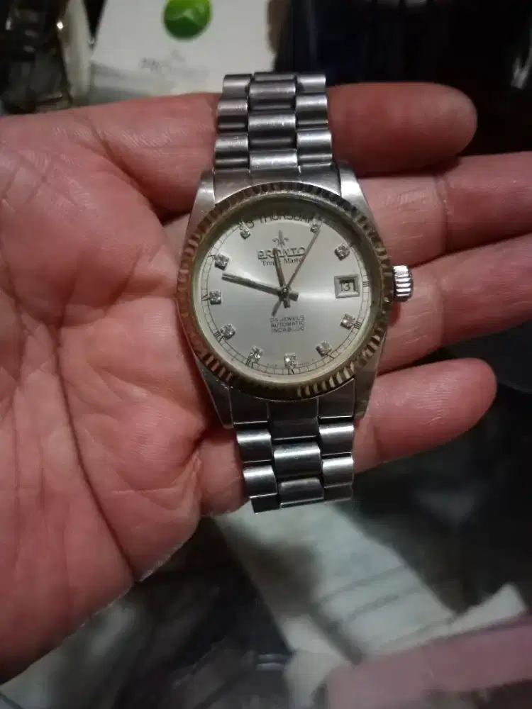 Jam Tangan Vintage Original Pronto Tropical Master President