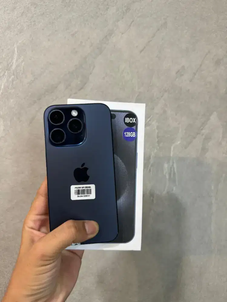 Iphone 15 pro 128gb garansi ibox fullset bisa cicilan