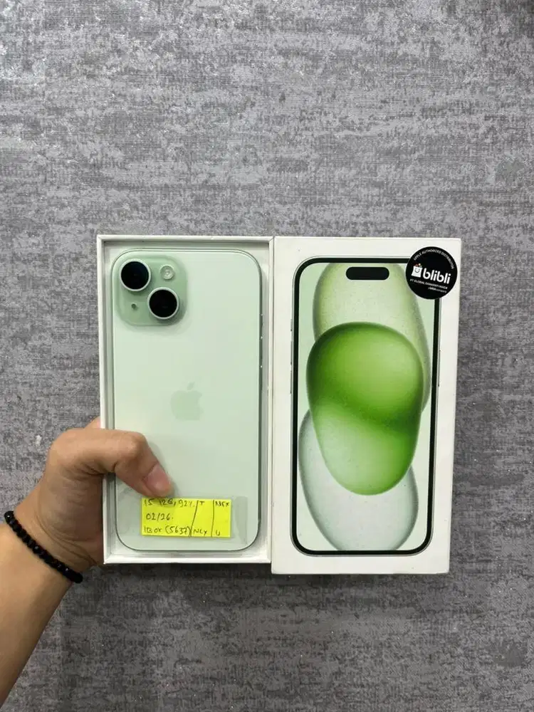 IPHONE 15 128GB IBOX GARANSI PANJANG
