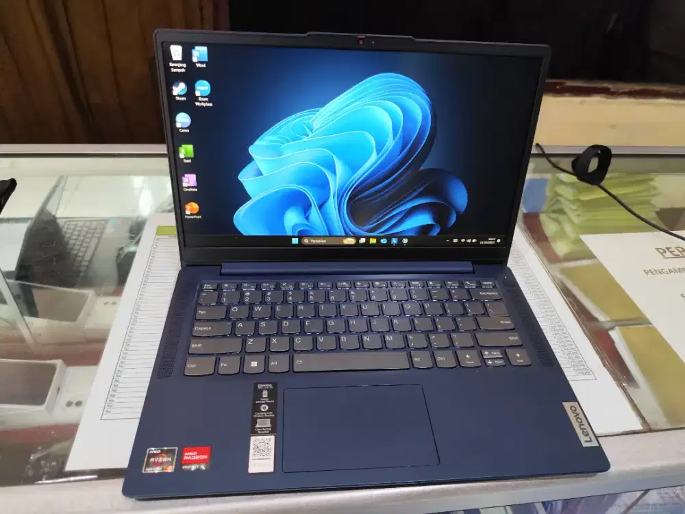 Lenovo Ideapad slim 3 Ryzen 5 7530u 8GB SSD 512GB Garansi resmi