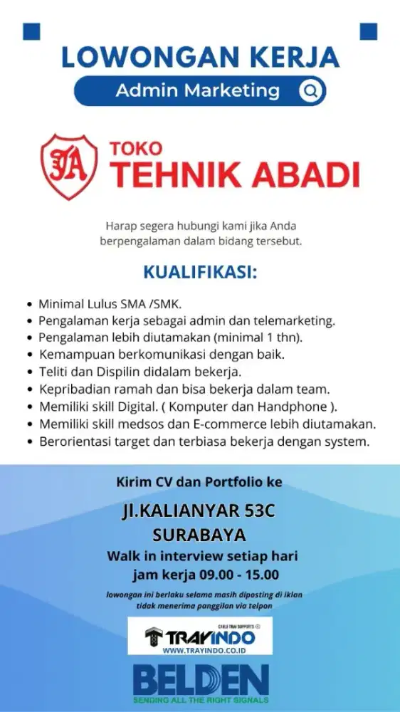 Admin Marketing