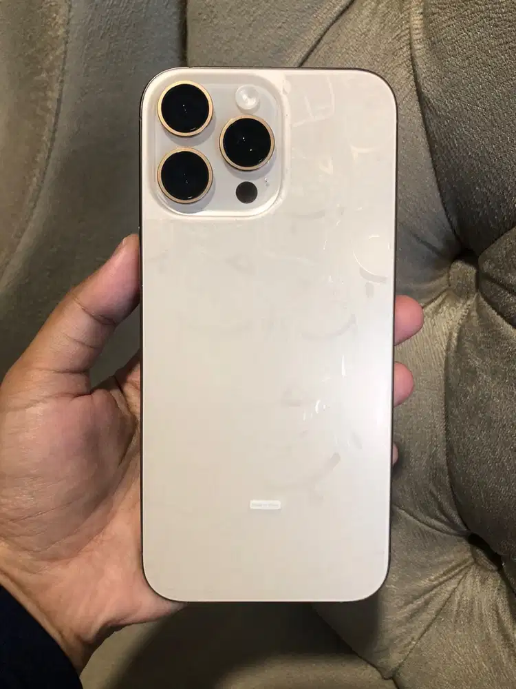 DIJUAL IPHONE 16 PROMAX 256GB RESMI IBOX DESSERT TITANIUM