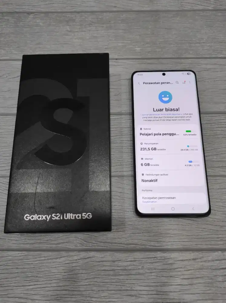 Samsung s215G 12/256 hitam
