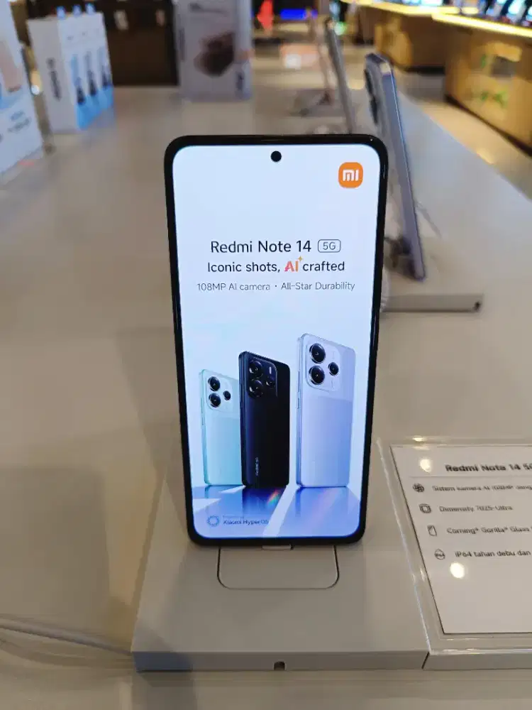 Xiaomi Redmi Note 14 5G
Cicilan mulai dari 400 ribuan ...