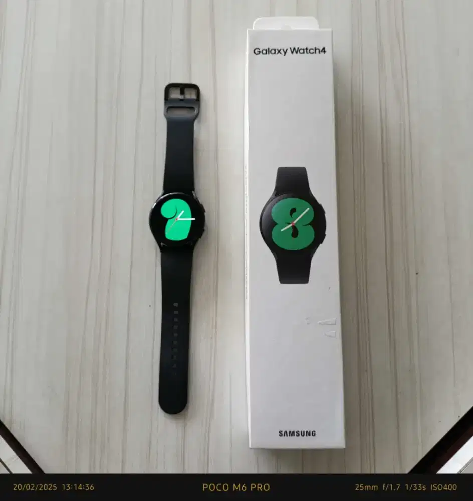 Samsung Galaxy Watch 4 40mm Fullset mulus dan no minus