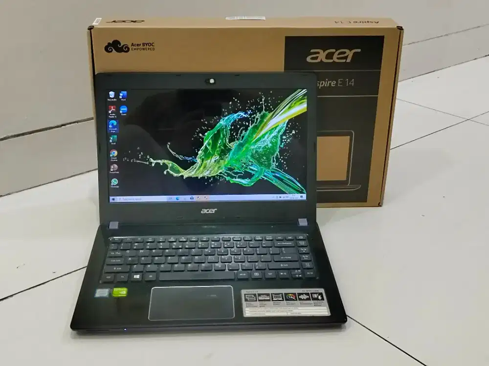 Acer aspire e5-476g Intel core i5 gen 7 nvidia geforce 940mx