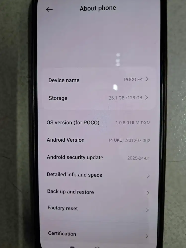 hp xiaomi poco f4