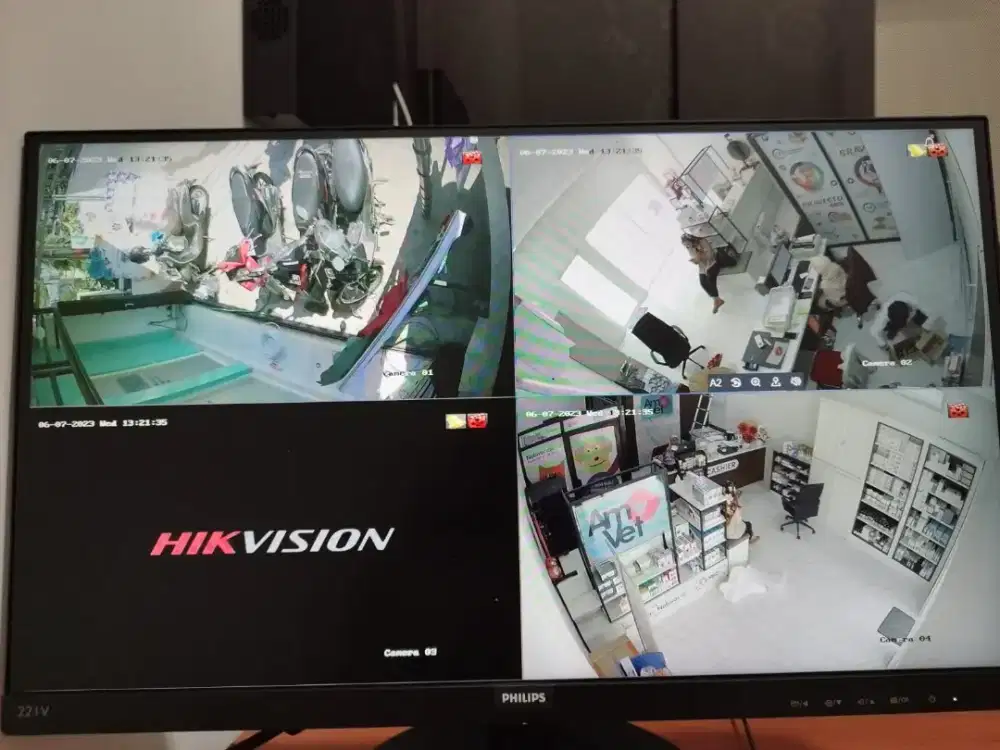 Tersedia berbagai merk Cctv, lengkap dan free pemasangan.