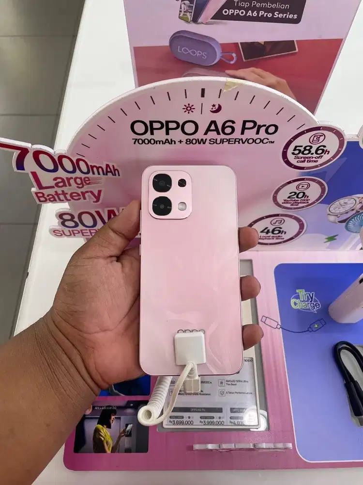 Baru nih oppo A6 pro 3,600,000 aja