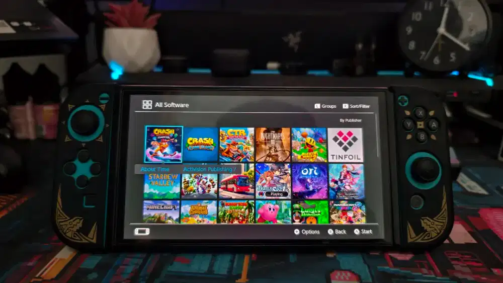 Nintendo switch OLED Kastem Kefir 256gb full game