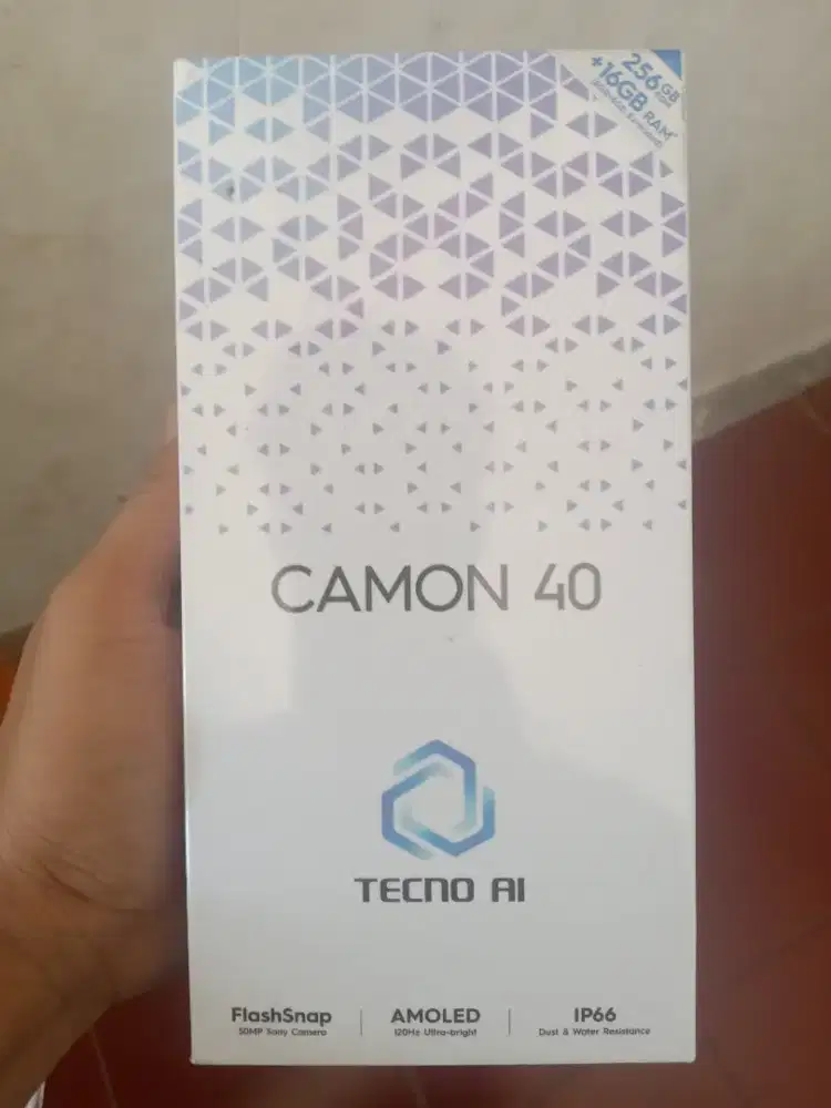 new tecno 40 8/256 gransi 1 thn