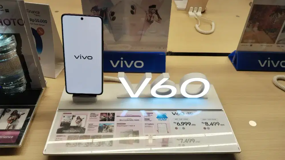 Vivo V60 5g cicilan HP ready tanpa DP bunga 0% KTP saja