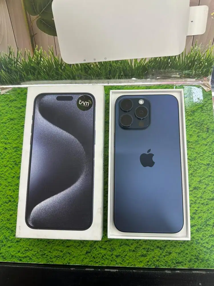 second iphone 15 pro max 512 ibox komplit