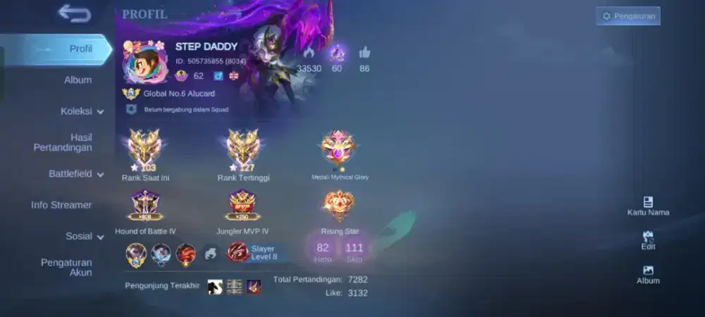AKUN MOBILE LEGENDS