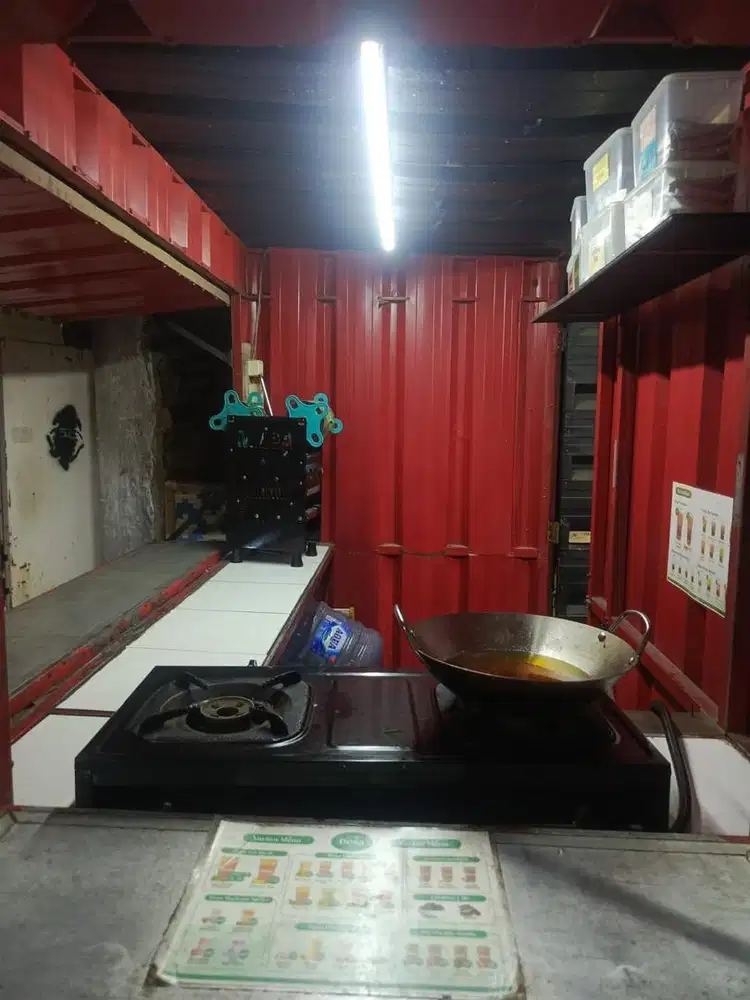 Both container / kontainer jualan