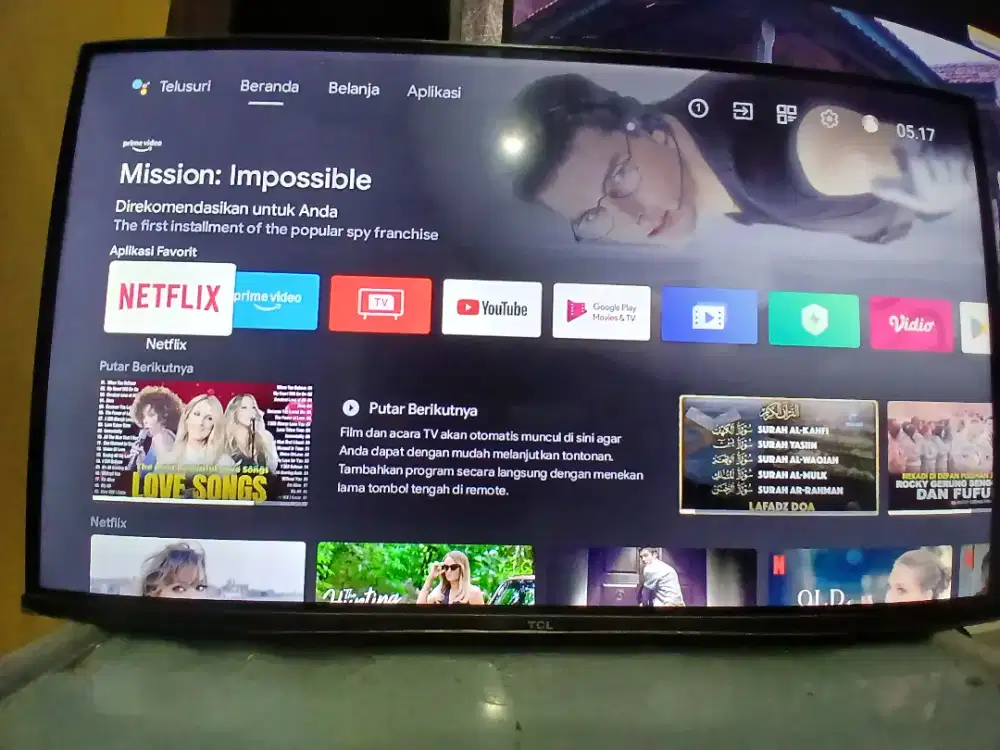 Dijual Smart Tv Tcl 32 inch