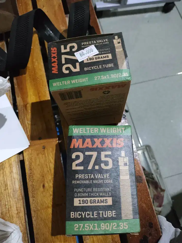 Ban dalam maxxis 27,5x1.90-2.35 presta sepasang kondisi baru