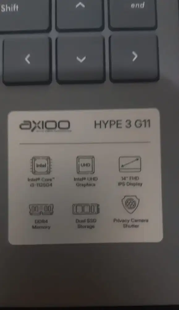 Di jual BU laptop axio hype 3